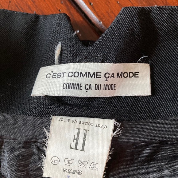 COMME CA DU MODE HIGH WAISTED PLEATED PENCIL PANT - Picture 4 of 7